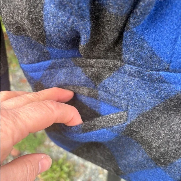 Vintage Hop Wo Wool Plaid Jacket – Size 9 (M) - Picture 6 of 10